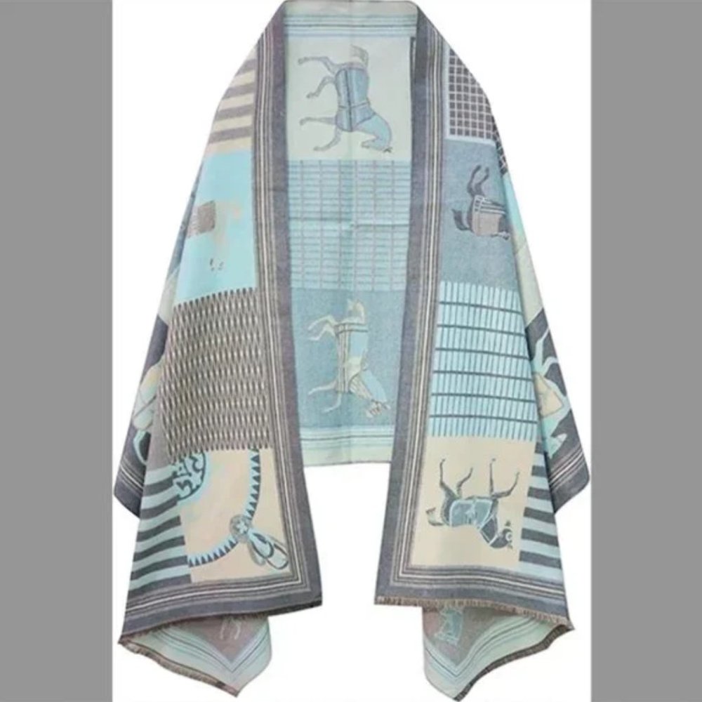 Kerri Horse Poncho Scarf